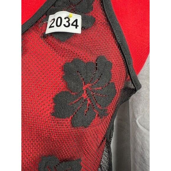 Miken BLACK Juniors' Tie-Shoulder Ruffle-Hem Cover-up Dress, US Small - Picture 3 of 6